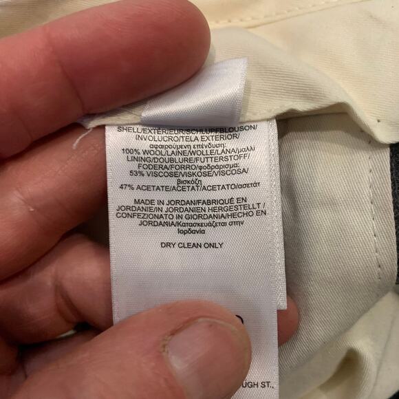 Brooks Brothers 346 Men’s 32x32 Gray Flat Front Madison Wool Dress Pants - Picture 5 of 6